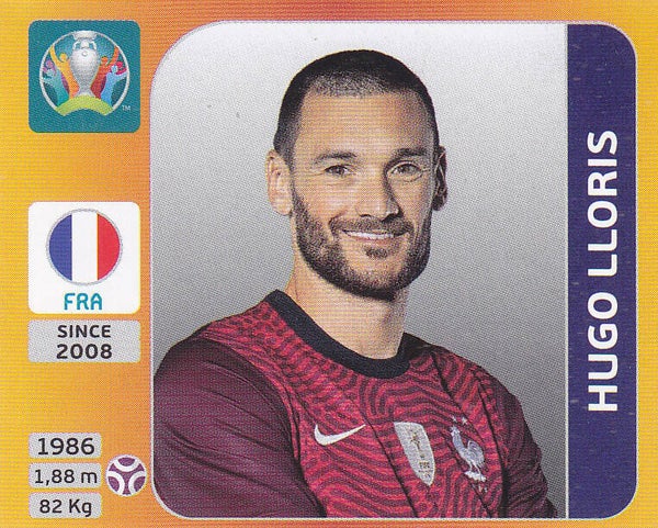 Hugo Lloris / Frankreich / Panini EM 2020 / Basis Bild / Nr.572