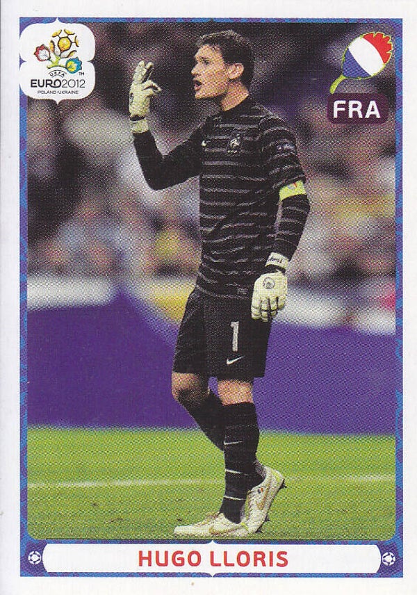 Hugo Lloris / Frankreich / Panini EM 2012 / Spielszene / Nr. 481