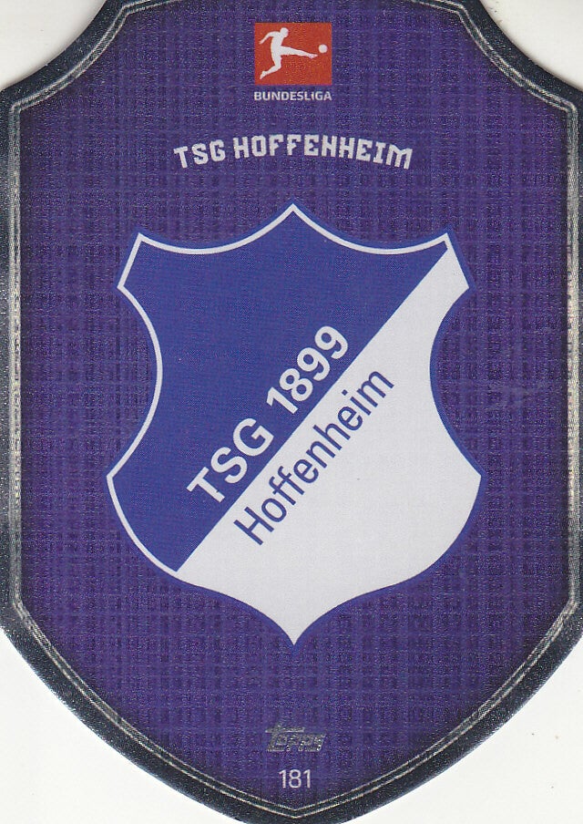 TSG Hoffenheim / Topps Match Attax 2021 / Vereinslogo / Childkarte / Nr.181