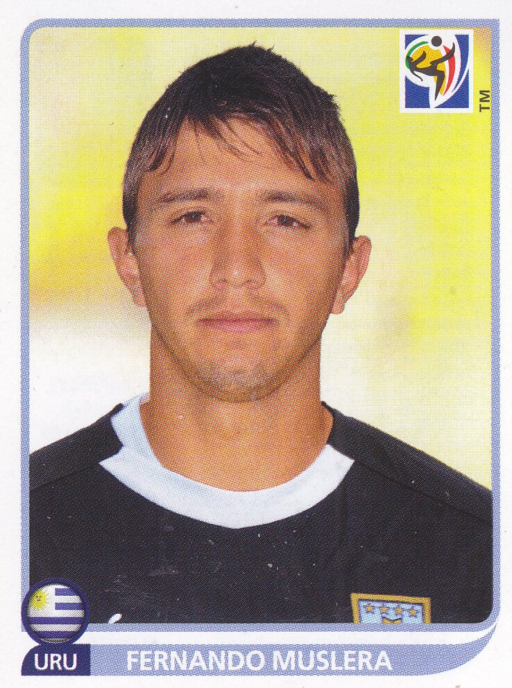 Fernando Muslera / Uruguay / Panini WM 2010 / Basis Bild / Nr.70