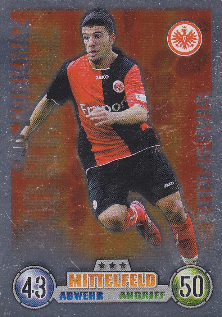 Ümit Korkmaz / Eintracht Frankfurt / Topps Match Attax 2008 / Star-Spieler / Nr.125