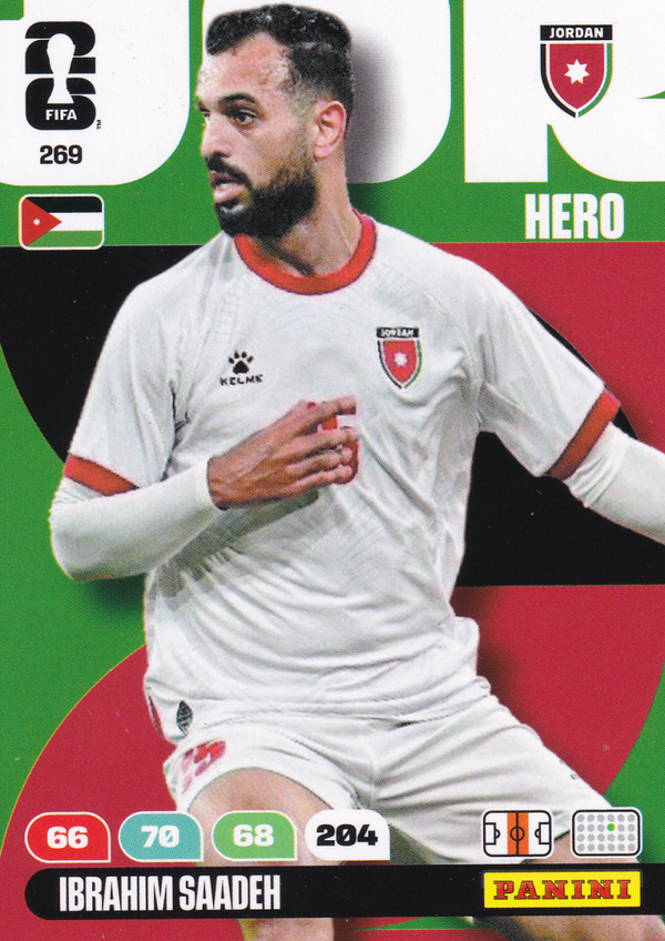 Ibrahim Saadeh - Jordanien - Panini WM 2026 - Hero - Nr. 269