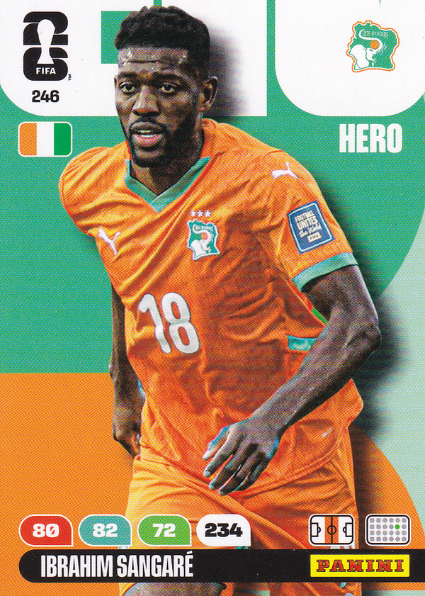 Ibrahim Sangare - Elfenbeinküste - Panini WM 2026 - Hero - Nr. 246