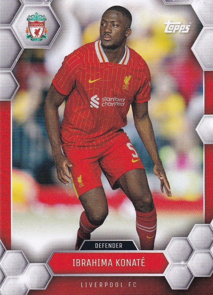 Ibrahima Konate - FC Liverpool - Topps Fan Set 2024 - Basis Karte - Nr. 4