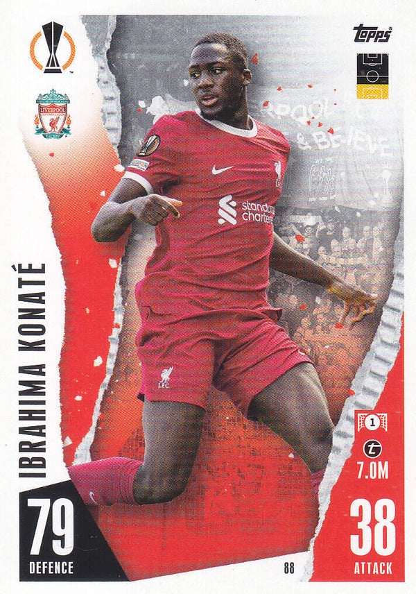 Ibrahima Konate  / FC Liverpool / Topps Champions League 2023 / Basis Karte / Nr. 88