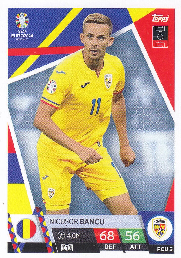Nicusor Bancu / Rumänien / Topps EM 2024 / Basis Karte / Nr. ROU 5