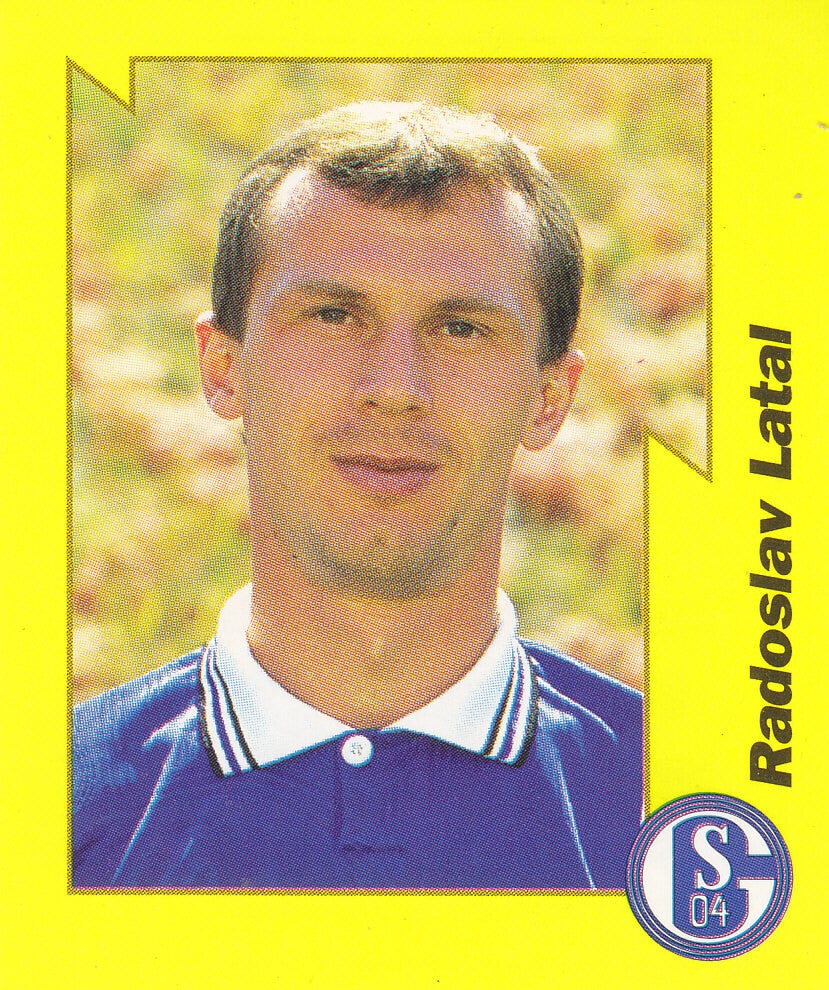 Radoslav Latal / FC Schalke 04 / Panini Bundesliga 1997 / Gelbe Serie / Nr. 206
