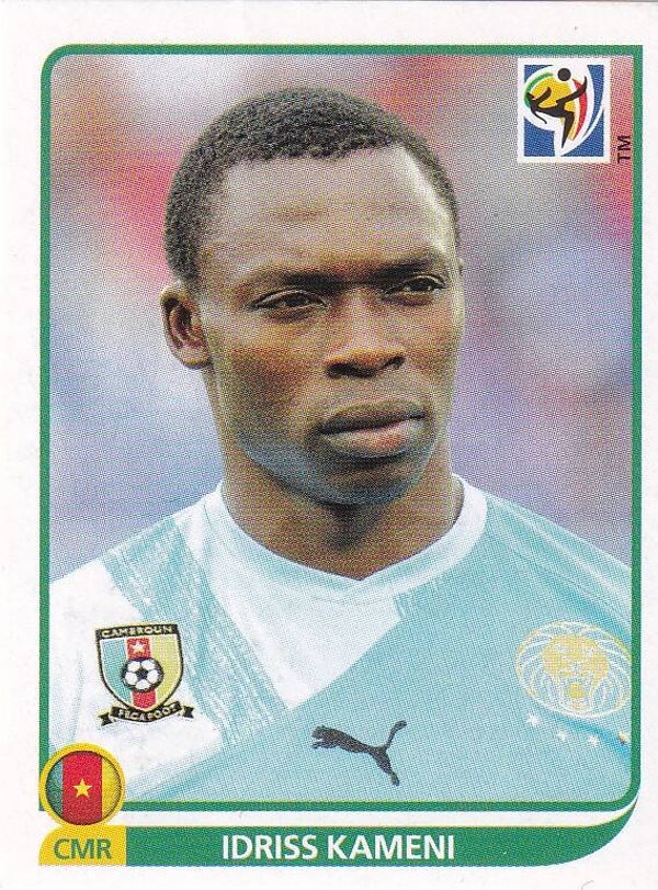 Idriss Kameni / Kamerun / Panini WM 2010 / Basis Bild / Nr. 393