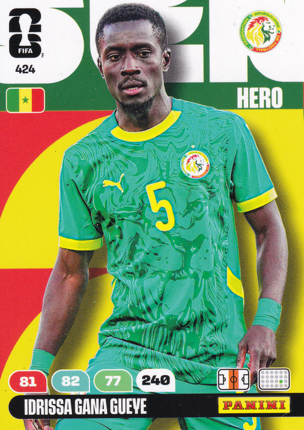 Idrissa Gana Gueye - Senegal - Panini WM 2026 - Hero - Nr. 424