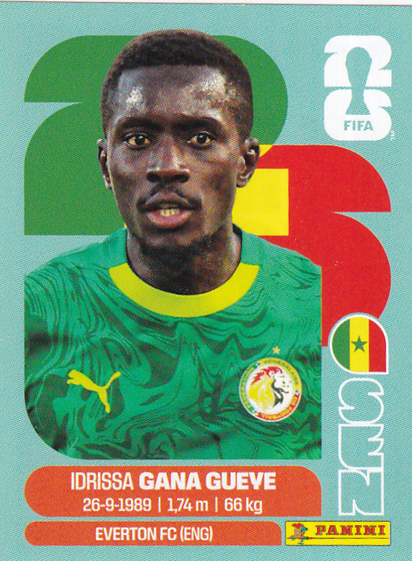 Idrissa Gana Gueye - Senegal - Panini WM 2026 - Basis Bild - SEN9