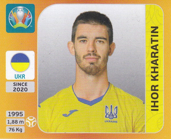 Ihor Kharatin / Ukraine /  Panini EM 2022 / Basis Bild / Nr.331