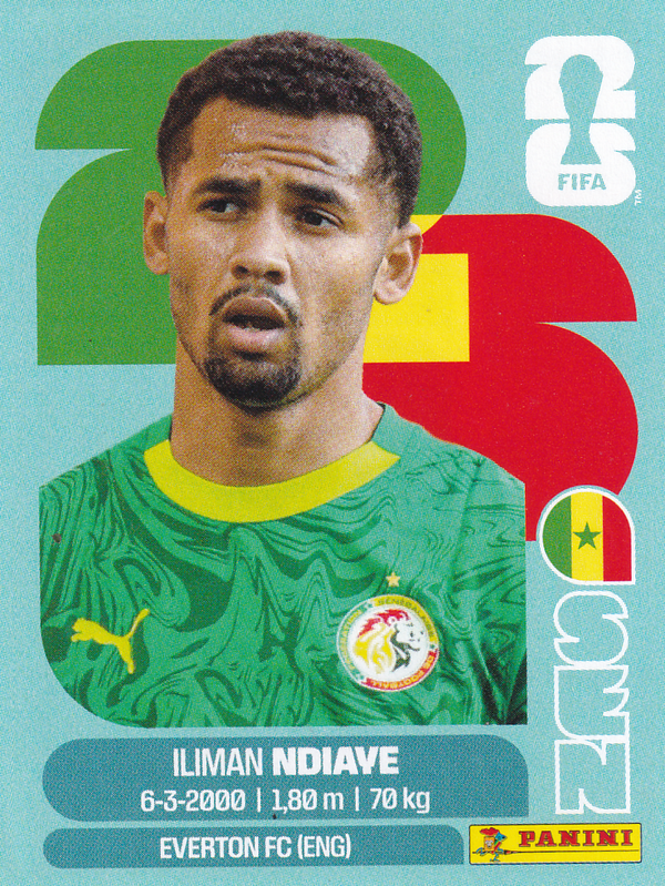 Iliman Ndiaye - Senegal - Panini WM 2026 - Basis Bild - SEN18