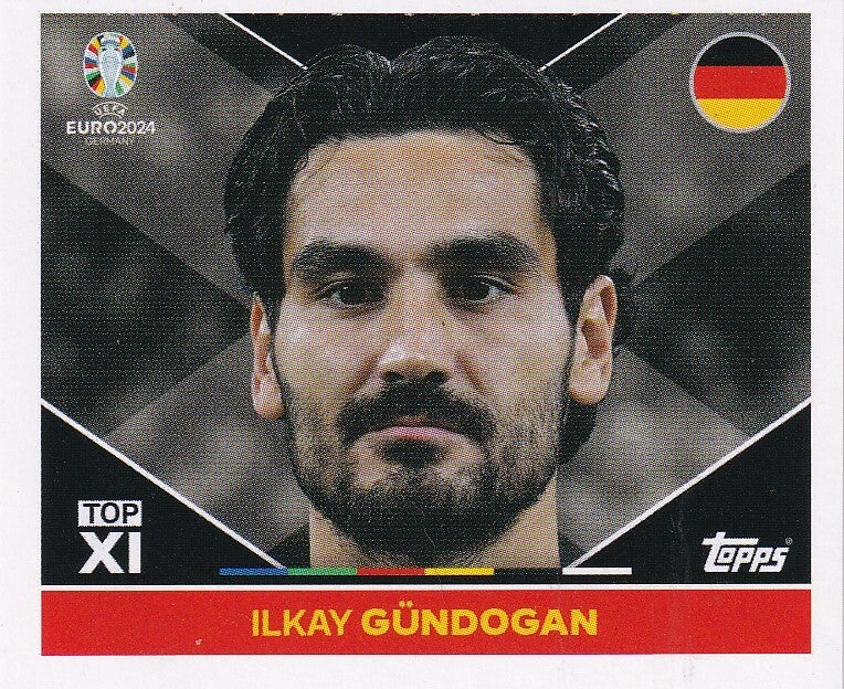 Ilkay Gündogan / Deutschland / Topps EM 2024 / TOP XI / Nr. GER TOP 2