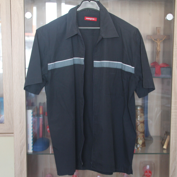 Herren Hemd Fa. Mangoon XL Dunkelblau