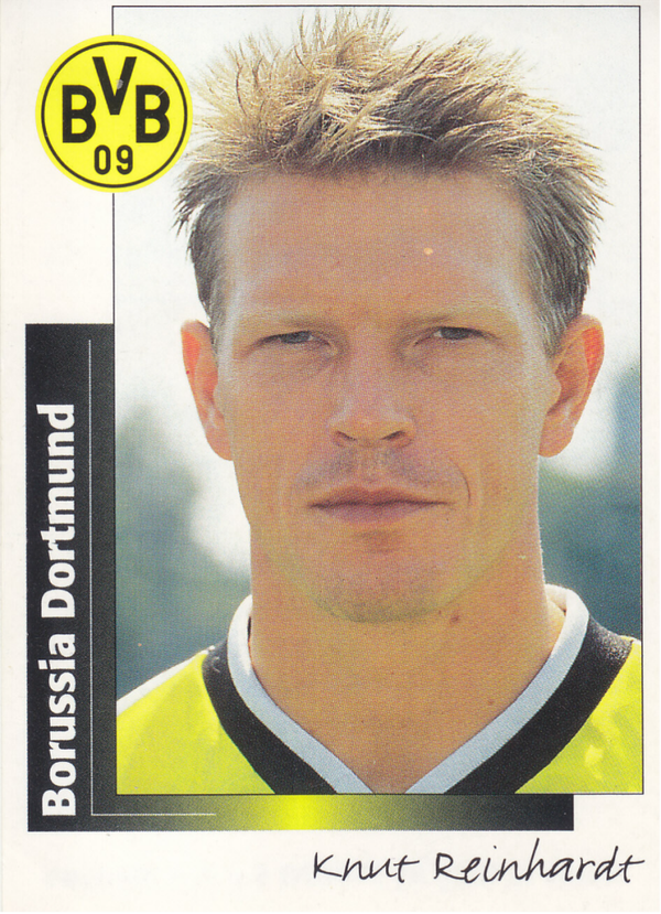 Knut Reinhardt / Borussia Dortmund / Panini Bundesliga 1996 / Basis Bild / Nr.12