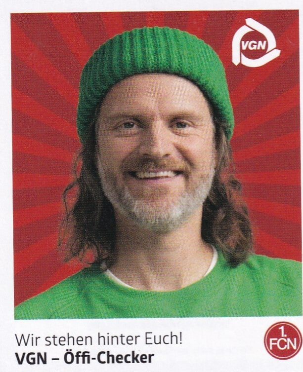 VGN-Öffi-Checker - Panini 125 Jahre 1.FC Nürnberg - Wir stehen hinter Euch -  Nr. 271