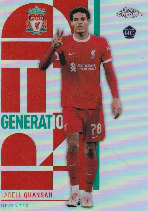Jarell Quansah - FC Liverpool - Topps Uefa Club Competition 2024 - Chrome - Nr. GR-4