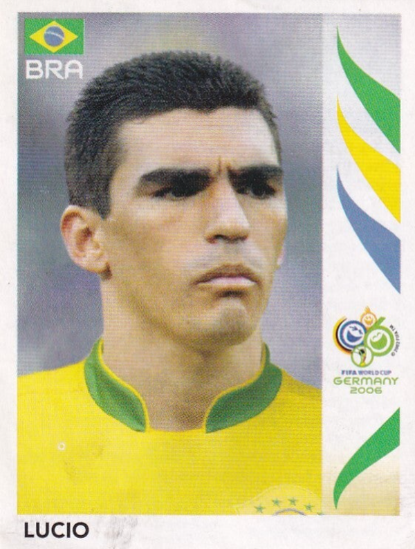 Lucio - Brasilien - Panini WM 2006 - Basis Bild - Nr. 384