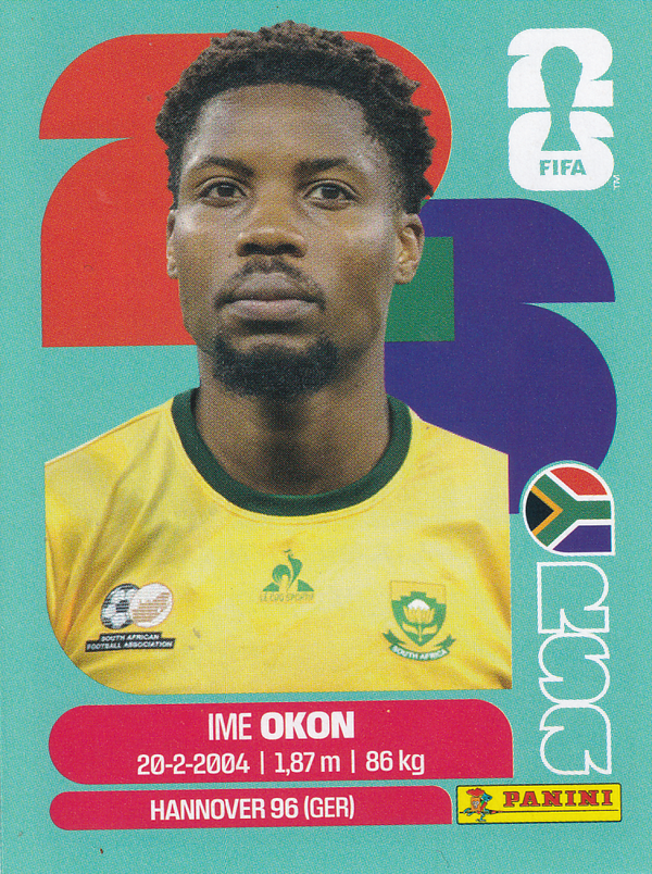 Ime Okon - Südafrika - Panini WM 2026 - Update - RSA8a