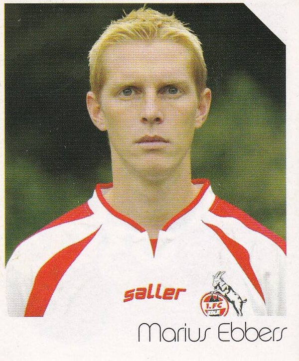 Marius Ebbers / 1. FC Köln / Panini Bundesliga 2003 / Basis Bild / Nr. 294