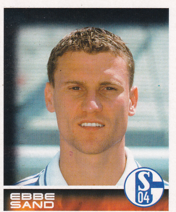 Ebbe Sand - FC Schalke 04 - Panini Bundesliga 2001 - Basis Bild - Nr. 214