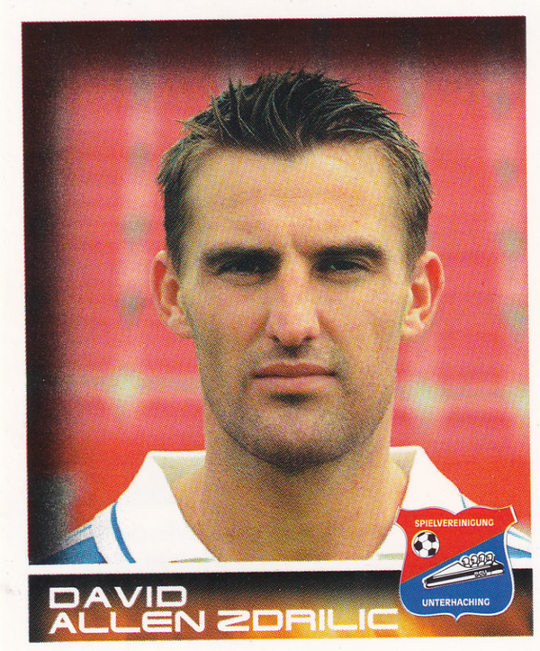 David Allen Zorilic - SpVgg Unterhaching - Panini 2001 Bundesliga - Basis Bild - Nr. 459