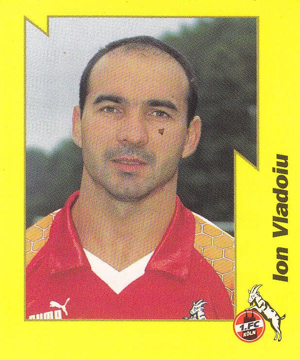 Ion Vladoiu / 1.FC Köln / Panini Bundesliga 1997 / Gelbe Serie Basis Bild / Nr. 134