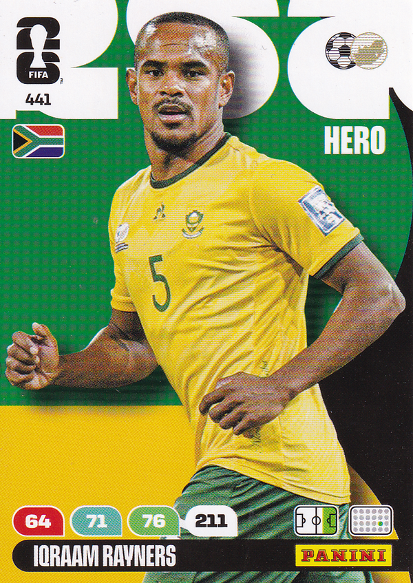 Ioraam Rayners - Südafrika - Panini WM 2026 - Hero - Nr. 441