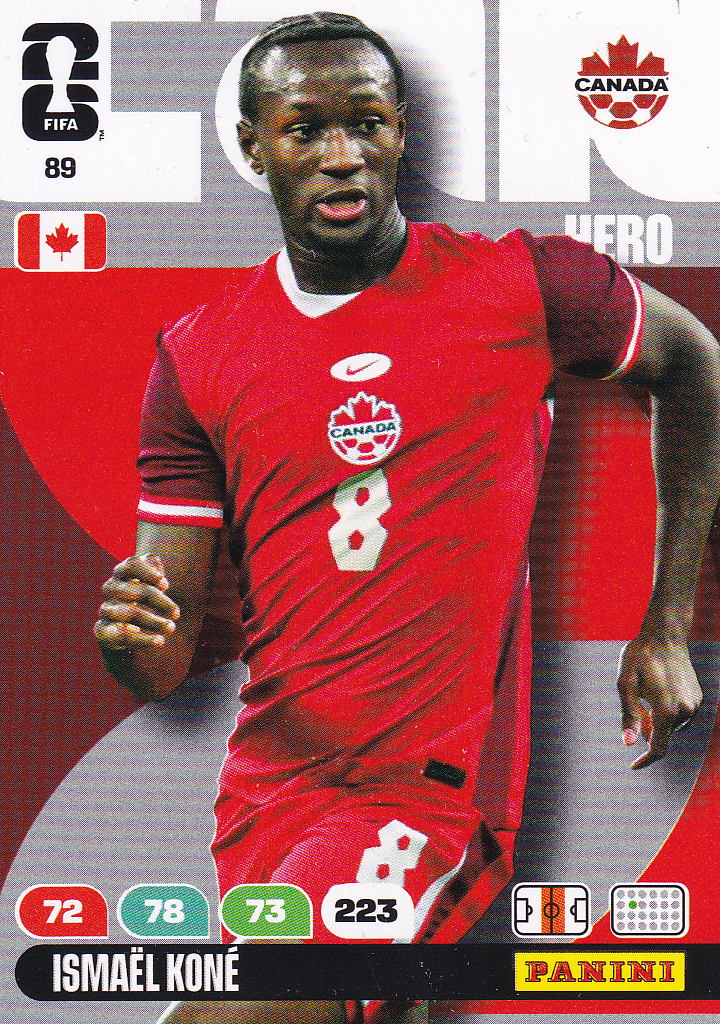 Ismael Kone - Canada - Panini WM 2026 - Hero - Nr. 89