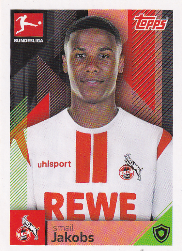 Ismail Jakobs - 1.FC Köln - Topps Bundesliga 2020 - Basis Bild - Nr. 194