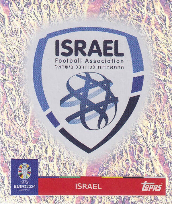 Israel / Topps EM 2024 / Vereinslogo Glitzer / Nr. ISR 1