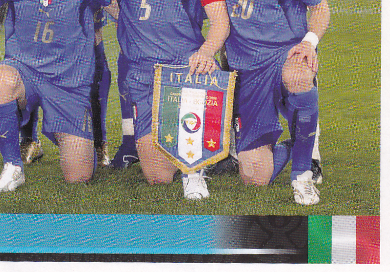 Italien - Panini EM 2008 - Mannschaftsbild 4 - Nr. 284