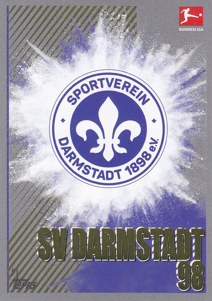 SV Darmstadt 98 / Topps Match Attax 2023 / Vereinslogo / Nr. 91