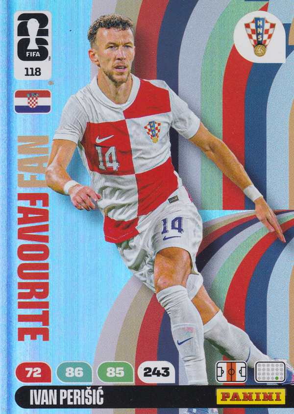 Ivan Perisic - Kroatien - Panini WM 2026 - Fan Favourite - Nr. 118