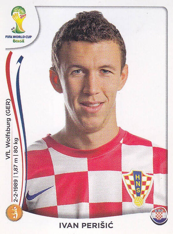 Ivan Perisic / Kroatien / Panini WM 2014 / Basis Bild / Nr. 65