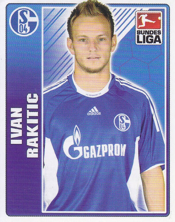 Ivan Rakitic / FC Schalke 04 / Topps Bundesliga 2009 / Basis Bild / Nr. 365