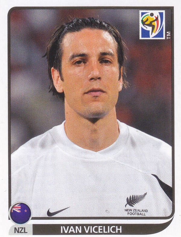 Ivan Vicelich / Neuseeland / Panini WM 2010 / Basis Bild / Nr.452