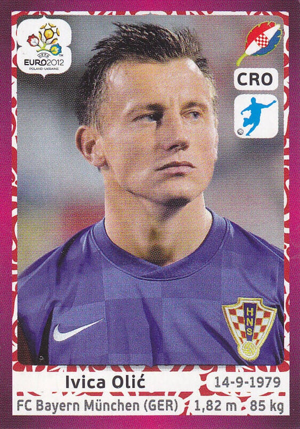 Ivica Olic / Kroatien / Panini EM 2012 / Basis Bild / Nr. 392