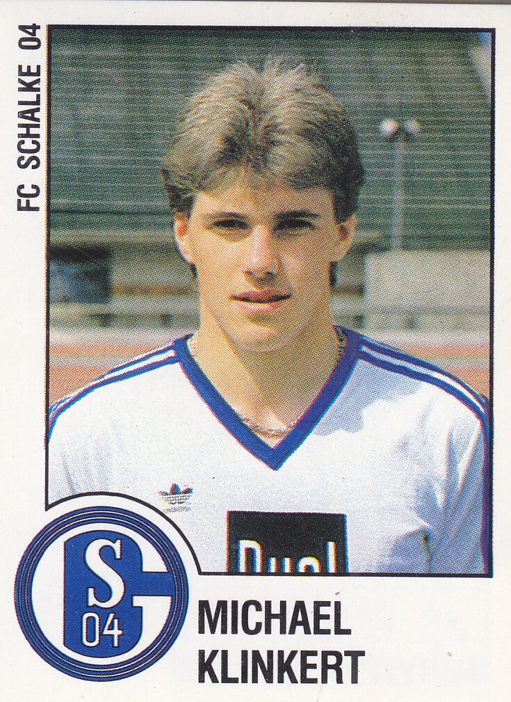 Michael Klinkert / FC Schalke 04 / Panini Bundesliga 1988 / Basis Bild / Nr. 278