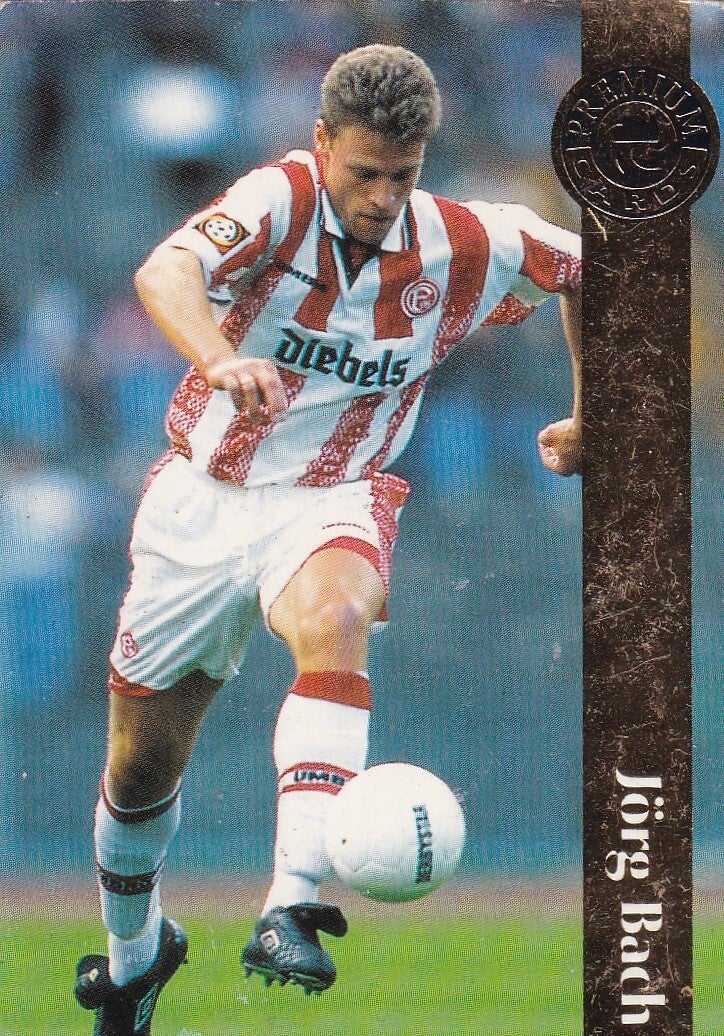 Jörg Bach / Fortuna Düsseldorf / Panini Bundesliga 1996 / Premium Card / Nr. 93