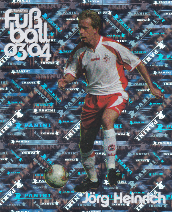 Jörg Heinrich - 1.FC Köln - Panini Bundesliga 2003 - Glitzer - Nr. 279