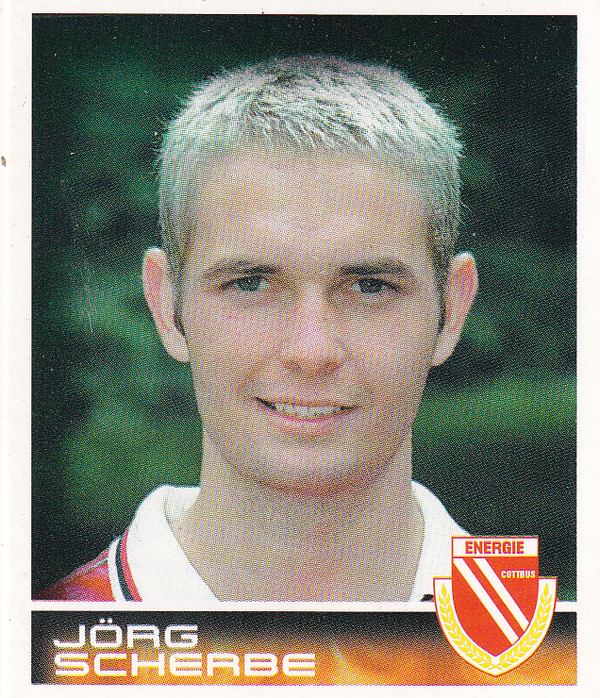 Jörg Scherbe - Energie Cottbus - Panini Bundesliga 2001 - Basis Bild - Nr. 99