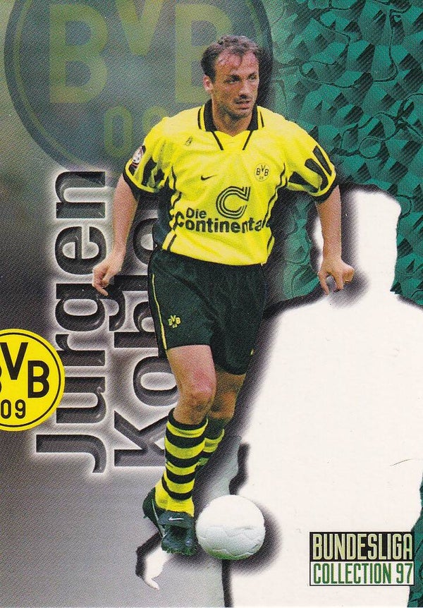Jürgen Kohler / Borussia Dortmund / Panini Bundesliga 1997 / Top Verteidiger / Nr. 209