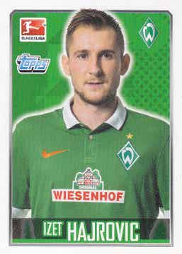 Izet Hajrovic / SV Werder Bremen / Topps Bundesliga 2014 / Basis Bild / Nr. 42