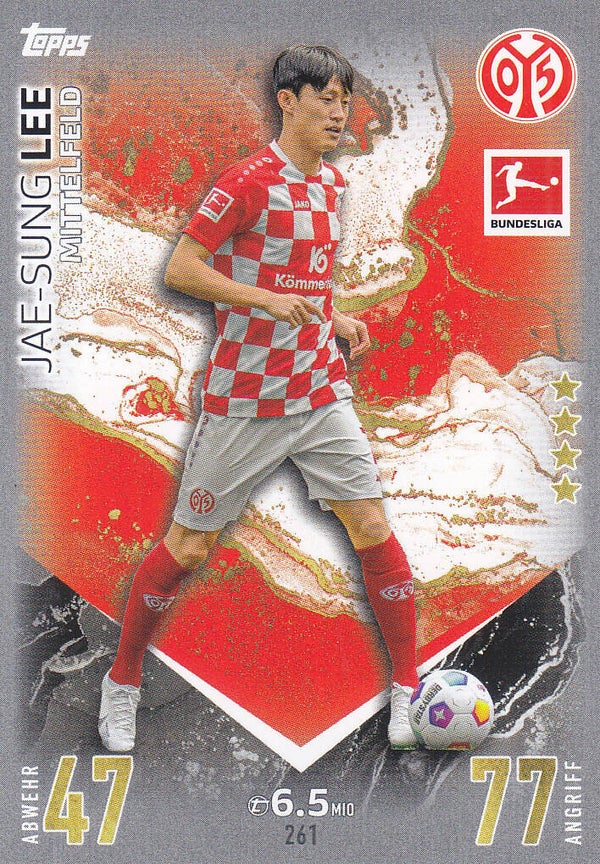 Jae Sung Lee / 1.FSV Mainz 05 / Topps Match Attax 2023 / Basis Karte / Nr.261