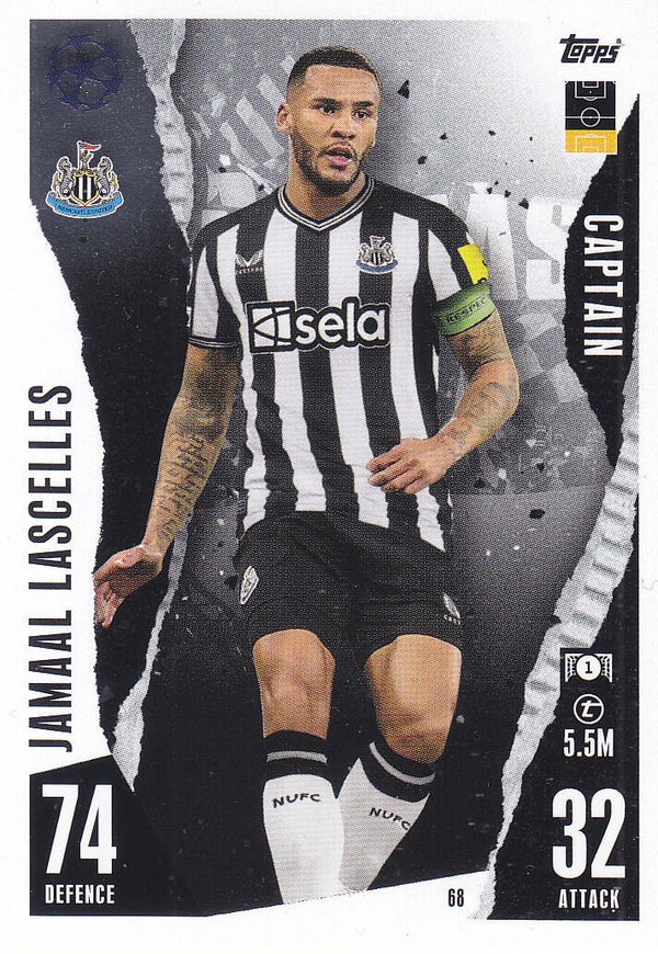 Jamaal Lascelles / Newcastle United / Topps Champions League 2023 / Captain / Nr. 68