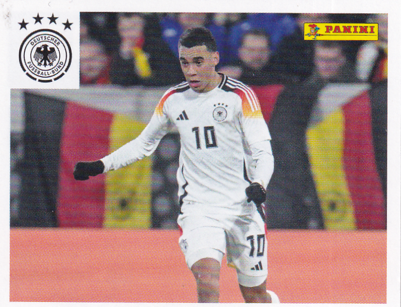 Jamal Musiala - Deutschland - Panini 125 Jahre DFB - Fußballgeschichte - Spielszene - Nr. 175