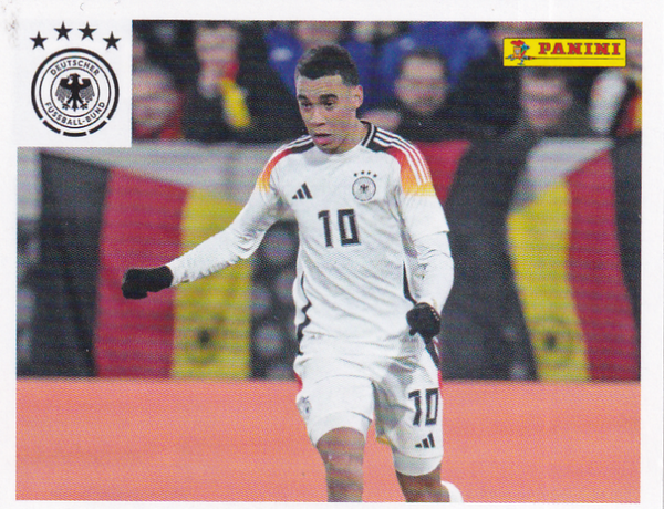 Jamal Musiala - Deutschland - Panini 125 Jahre DFB - Fußballgeschichte - Spielszene - Nr. 175
