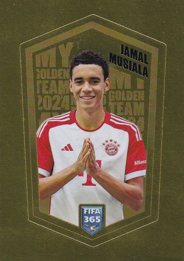 Jamal Musiala / FC Bayern München / Panini Fifa 365 Jahr 2024 / My Golden Team 2024 / Nr. MUS