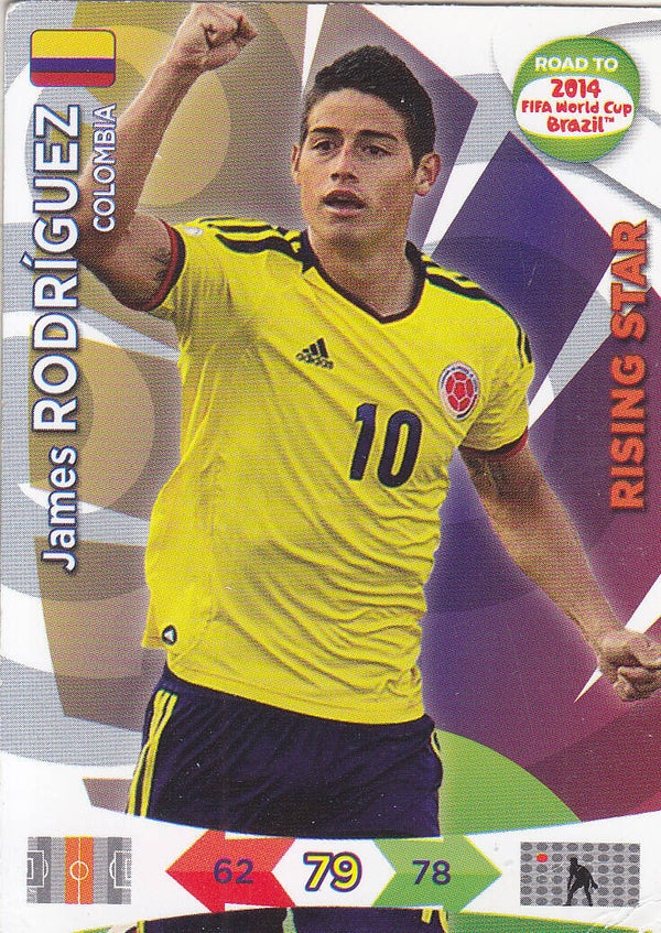 James Rodriguez / Kolumbien / Panini Road to WM 2014 Brazil / Rising Star / Nr. 34